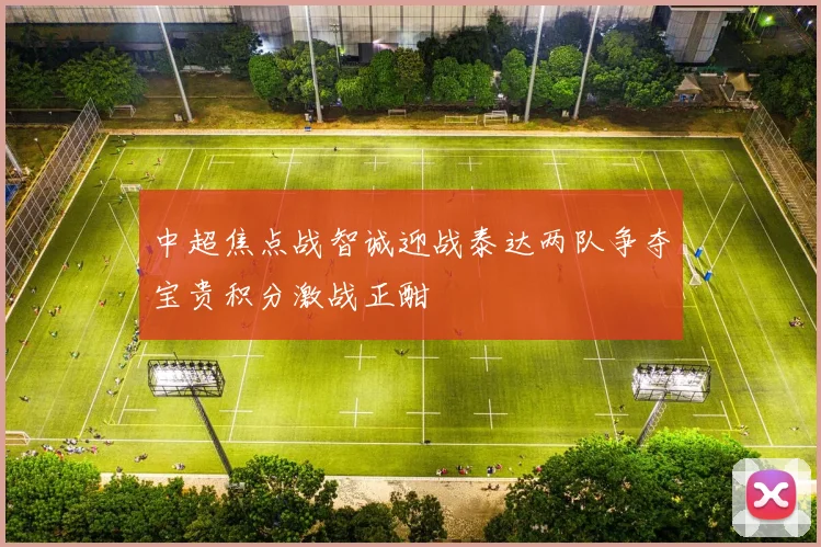 中超焦点战智诚迎战泰达两队争夺宝贵积分激战正酣